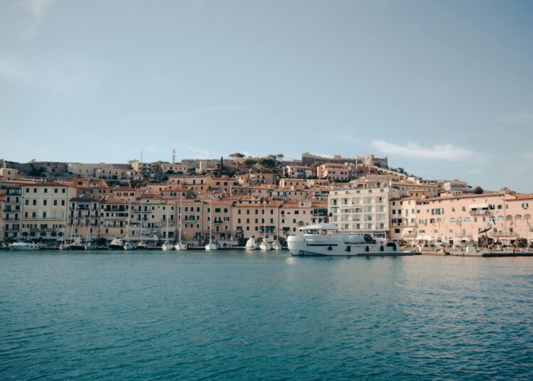 a large body of water with a bunch of boats in it