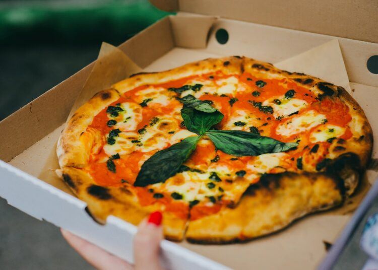 baked pizza