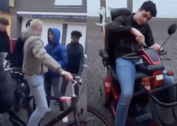 Ondertussen in Haaksbergen: jongeren pakken rollator-gast aan en het internet kijkt weer massaal toe