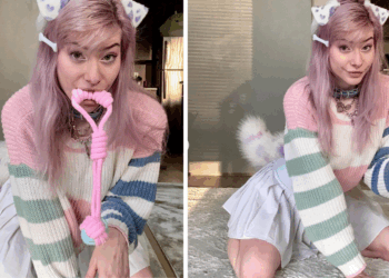 Vrouw leeft als hond: “Ik slaap in een bench en word beloond met snoepjes tijdens training”