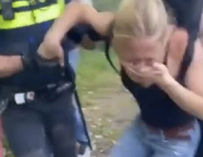Klimaatactiviste keihard aangepakt door politie
