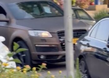 Gast zonder shirt verliest de controle over zichzelf