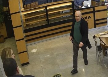 Camerabeelden leggen aanval vast in Turkse bakker