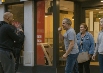 Gast dacht even een opa uit te dagen maar wordt verrast