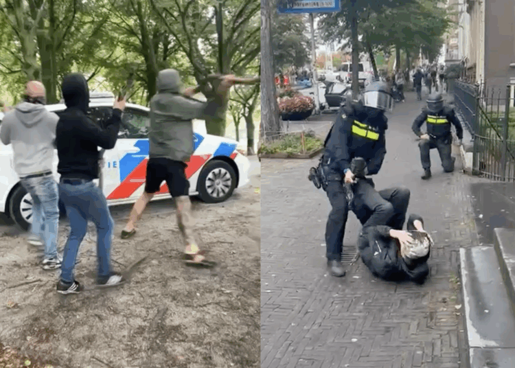 Malieveld verandert in slagveld – the day’s after (video’s)