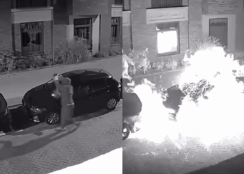 Bijna dagelijkse kost in Rotterdam: auto wordt eventjes in de fik gezet