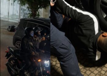 Mannen die het op dame voorzien hadden, eindigen klemvast onder haar Jeep