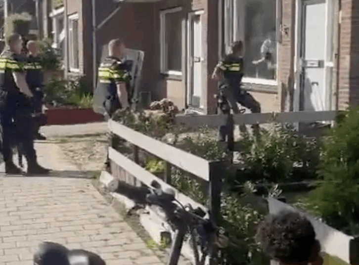 Arrestatieteam in Nederland blijkt kansloos