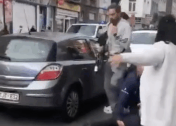 Ondertussen in Molenbeek tijdens een verkeerscontrole