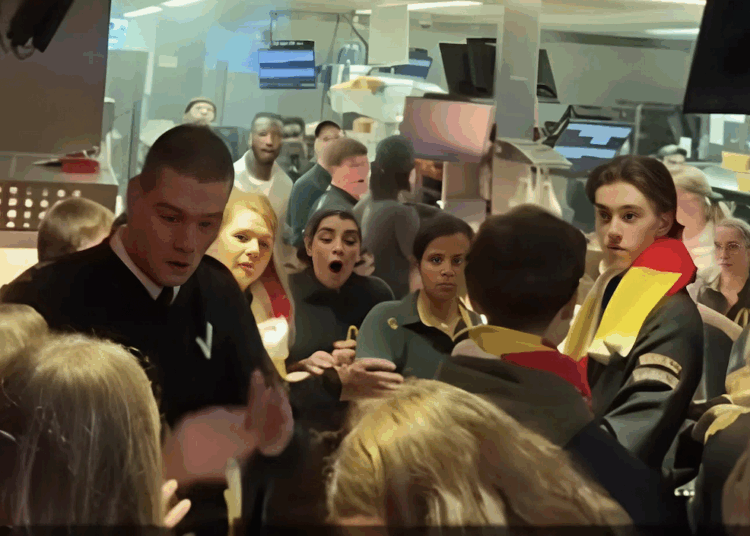 Beveiliger in de McDonald’s in Oeteldonk laat zien hoe snel een situatie kan kantelen