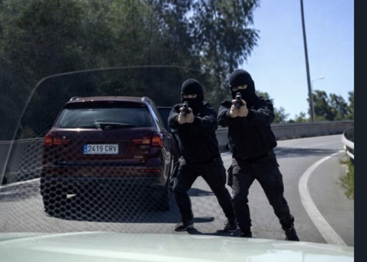 Vrouw weet precies wat ze moet doen als twee mannen uitstappen op de snelweg