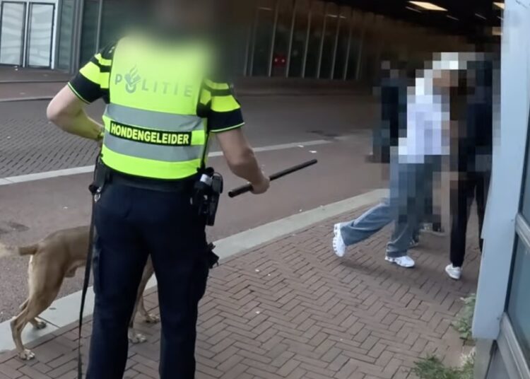 Totale escalatie bij overlast door straatterroristjes: Politie grijpt in met diensthond