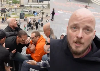 Woeste relschopper in Utrecht mept cameraman tijdens chaosprotest