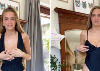 Lies Zhara zorgt voor TikTok-commotie met gewaagde badpakkenvideo